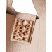 BORBONESE BORSA SHOPPING A MANO BEIGE IN PELLE DA DONNA 