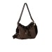 BORBONESE BORSA HOBO MINI A SPALLA CON STAMPA OP NATURAL/BLACK IN NYLON 