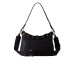 BORBONESE BORSA HOBO MINI A SPALLA NERA IN NYLON 