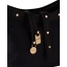 BORBONESE BORSA HOBO MINI A SPALLA NERA IN NYLON 