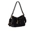 BORBONESE BORSA HOBO MINI A SPALLA NERA IN NYLON 