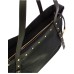 BORBONESE BORSA SHOPPING A SPALLA NERA IN NYLON DA DONNA