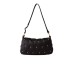 BORBONESE BORSA CROSS OVER A SPALLA NERO/OP NATURAL IN NYLON DA DONNA 