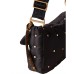 BORBONESE BORSA CROSS OVER A SPALLA NERO/OP NATURAL IN NYLON DA DONNA 