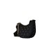 BORBONESE LUNA BAG MINI DA DONNA NERO/OP NATURAL IN NYLON 