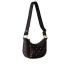 BORBONESE LUNA BAG MINI DA DONNA NERO/OP NATURAL IN NYLON 