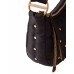 BORBONESE LUNA BAG MINI DA DONNA NERO/OP NATURAL IN NYLON 