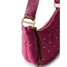 BORBONESE LUNA BAG MINI DA DONNA FUCSIA IN NYLON 