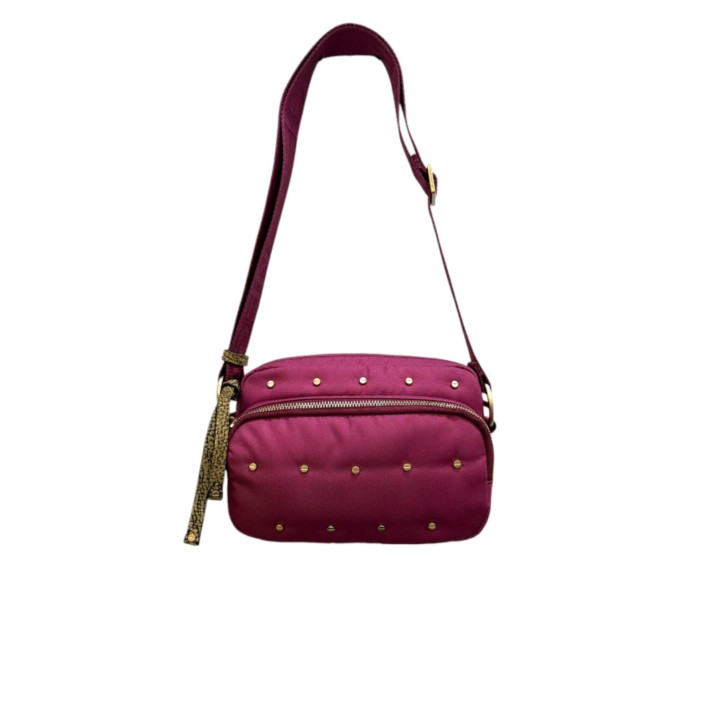 BORBONESE BORSA CAMERA CASE FUCSIA IN NYLON DA DONNA 