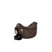 BORBONESE LUNA BAG MINI A TRACOLLA CON STAMPA OP NATURAL/BLACK IN NYLON DA DONNA 