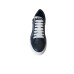 VALENTINO SNEAKER IN LEATHER TOTAL BLACK CON ZIP E LOGO LETTERING