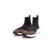 Pollini Sneakers a calza con inserti marroni con stampa Heritage 