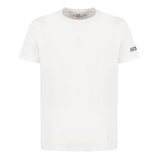 GCDS ESSENTIALS T-SHIRT UNISEX IN COTONE WHITE