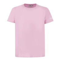 GCDS ESSENTIALS T-SHIRT UNISEX IN COTONE PINK