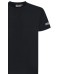 GCDS ESSENTIALS T-SHIRT UNISEX IN COTONE BLACK 