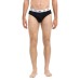 GCDS ESSENTIALS BRIEFS 2-PACK IN COTONE BLACK CON FASCA ELASTICA WHITE CON LOGO LETTERING BLACK