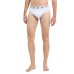 GCDS ESSENTIALS BRIEFS 2-PACK IN COTONE WHITE CON FASCA ELASTICA WHITE CON LOGO LETTERING BLACK	