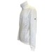 GCDS ESSENTIALSFELPA MEZZA ZIP UNISEX IN COTONE WHITE