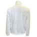 GCDS ESSENTIALSFELPA MEZZA ZIP UNISEX IN COTONE WHITE