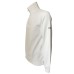 GCDS ESSENTIALSFELPA MEZZA ZIP UNISEX IN COTONE WHITE