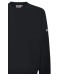 GCDS ESSENTIALS FELPA UNISEX A GIROCOLLO IN COTONE BLACK