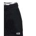 GCDS ESSENTIALS PANTALONE JOGGERS IN COTONE BLACK CON ELASTICO IN VITA WHITE E LOGO LETTERING BLACK 