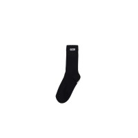 GCDS ESSENTIALS SET SOCKS 3-PACK BLACK CON LOGO LETTERING 