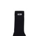 GCDS ESSENTIALS SET SOCKS 3-PACK BLACK CON LOGO LETTERING 