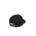 PLEIN SPORT CAPPELLO BASEBALL BLACK CON MAXI LOGO LETTERING RICAMATO WHITE