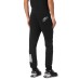 PLEIN SPORT PANTALONE JOGGING IN MISTO COTONE BLACK CON LOGO LETTERING WHITE E BARCODE