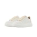 ALEXANDER SMITH ECO-GREENWICH SNEAKER IN LEATHER WHITE E BEIGE DA DONNA