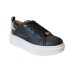 ALEXANDER SMITH ECO-WEMBLEY SNEAKER IN LEATHER BLACK DA DONNA