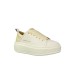 ALEXANDER SMITH ECO WEMBLEY HIGH WOMAN SNEAKER IN LEATHER WHITE CREAM