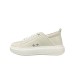 ALEXANDER SMITH ECO WEMBLEY MAN SNEAKER IN LEATHER OFF WHITE