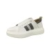 ALEXANDER SMITH ECO WEMBLEY MAN SNEAKER IN LEATHER WHITE SMOKE GREY 