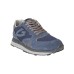 ALBERTO GUARDIANI SNEAKER IN SUEDE E TELA BLUE  DA UOMO