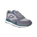 ALBERTO GUARDIANI SNEAKER IN SUEDE E NYLON GREY GREEN E BLUE DA UOMO 