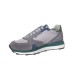 ALBERTO GUARDIANI SNEAKER IN SUEDE E NYLON GREY GREEN E BLUE DA UOMO 