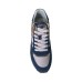 ALBERTO GUARDIANI SNEAKER IN SUEDE E NYLON GREY GREEN E BLUE DA UOMO 