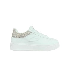 ALBERTO GUARDIANI SNEAKER IN LEATHER TOTAL WHITE DA DONNA