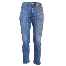 ﻿JECKERSON JEANS JAMES 5 TASCHE SKINNY DA UOMO CON TOPPE