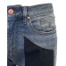 JECKERSON JEANS JAMES 5 TASCHE SKINNY DA UOMO CON TOPPE IN ALCANTARA BLU