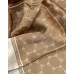 GATTINONI ROMA ADA FOULARD BEIGE CON STAMPA ALL OVER DA DONNA 