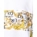 Versace Jeans Couture Felpa da Uomo bianca, caratterizzata da stampa logo Barocco