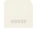 GUESS CAPPELLO WHITE CON LOGO LETTERING RICAMATO SILVER