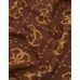 GUESS SCIARPA BROWN 4 G LOGO ALL OVER