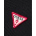 GUESS SCIARPA BLACK CON PATCH LOGO ICON TRIANGOLO 