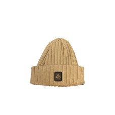 REFRIGIWEAR CAPPELLO BEIGE DA UOMO CON LOGO NELLA PARTE ANTERIORE 