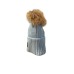 REFRIGIWEAR CAPPELLO AZZURRO DA DONNA CON PON PON