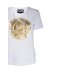 Versace Jeans Couture T-shirt Bianca da Donna con maxi stampa oro